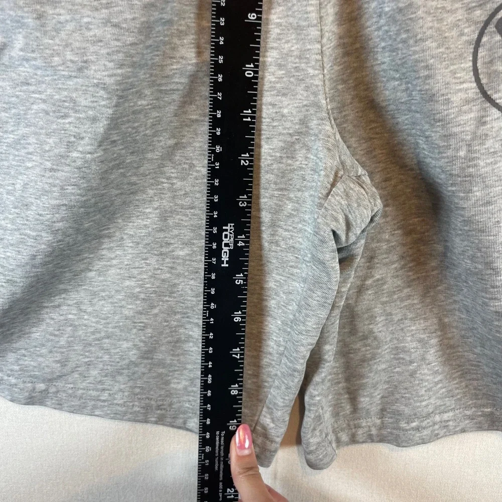 Baseballism Mens Gray Sweat Shorts Elastic Waist Zip Pockets‎ Size Medium